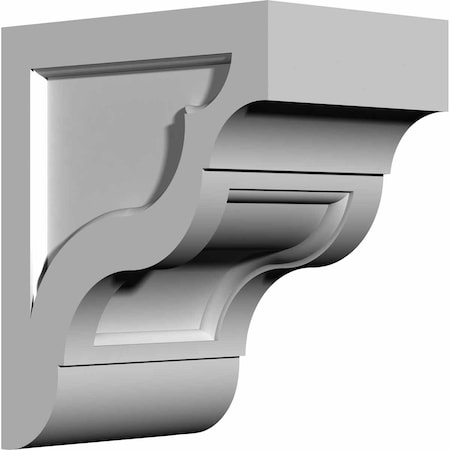 Ekena Millwork 7 3/8"W x 10 3/8"D x 12"H Niobe Bracket BKT10X12X07NI